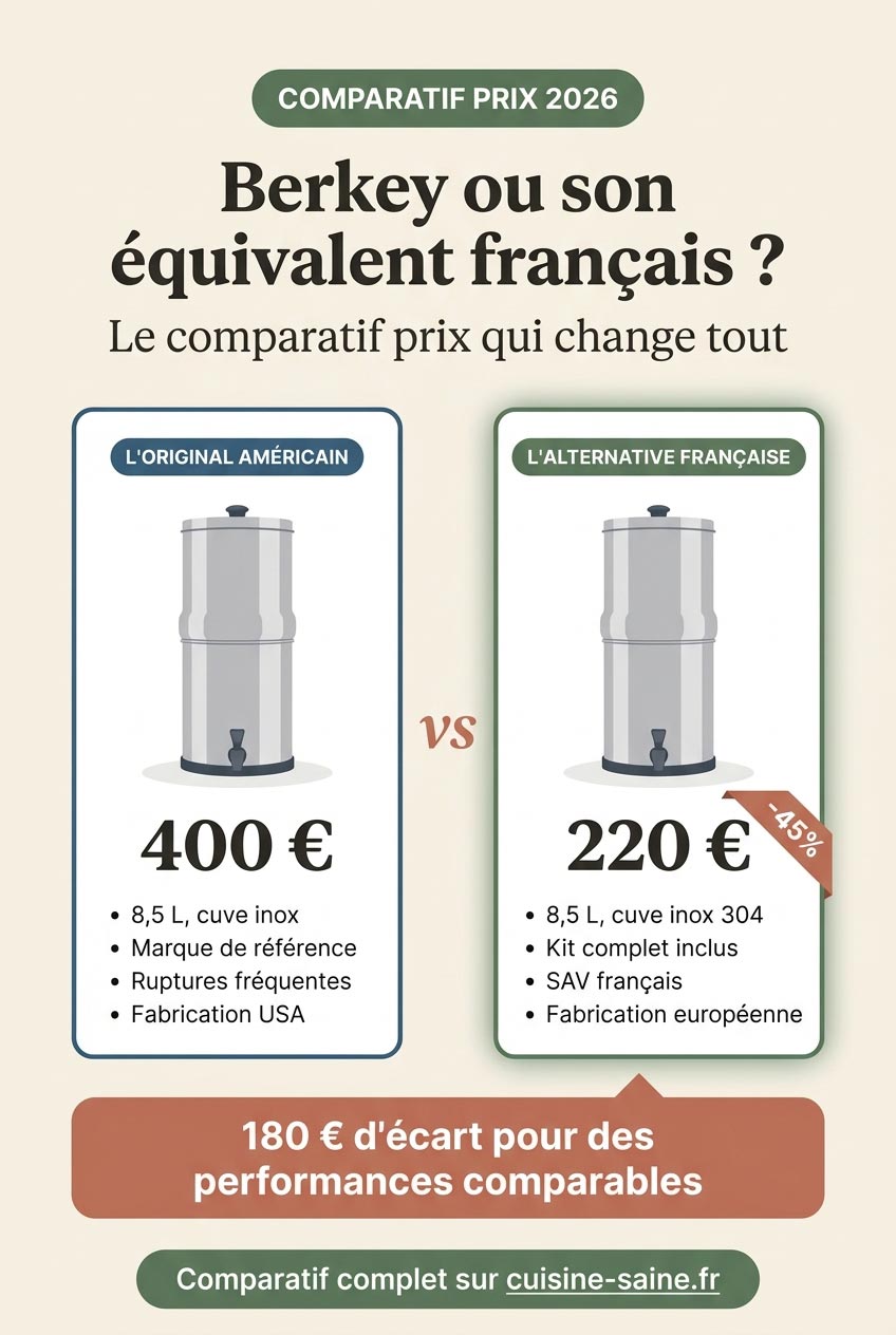L'équivalent français de Berkey