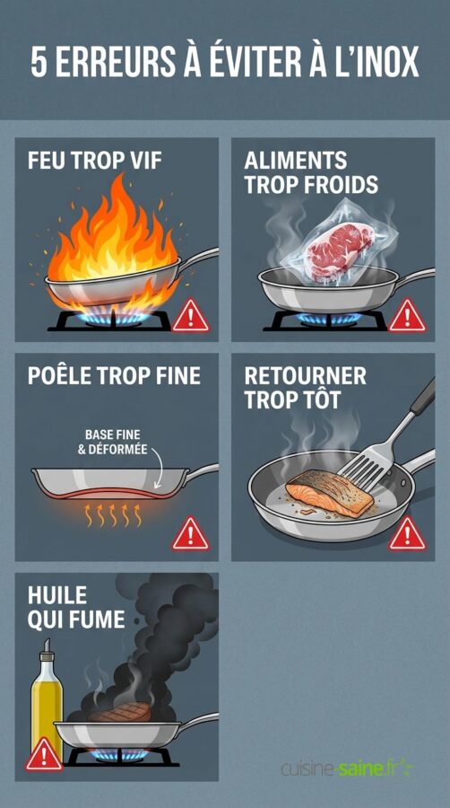 Les 5 erreurs à éviter avec l'inox