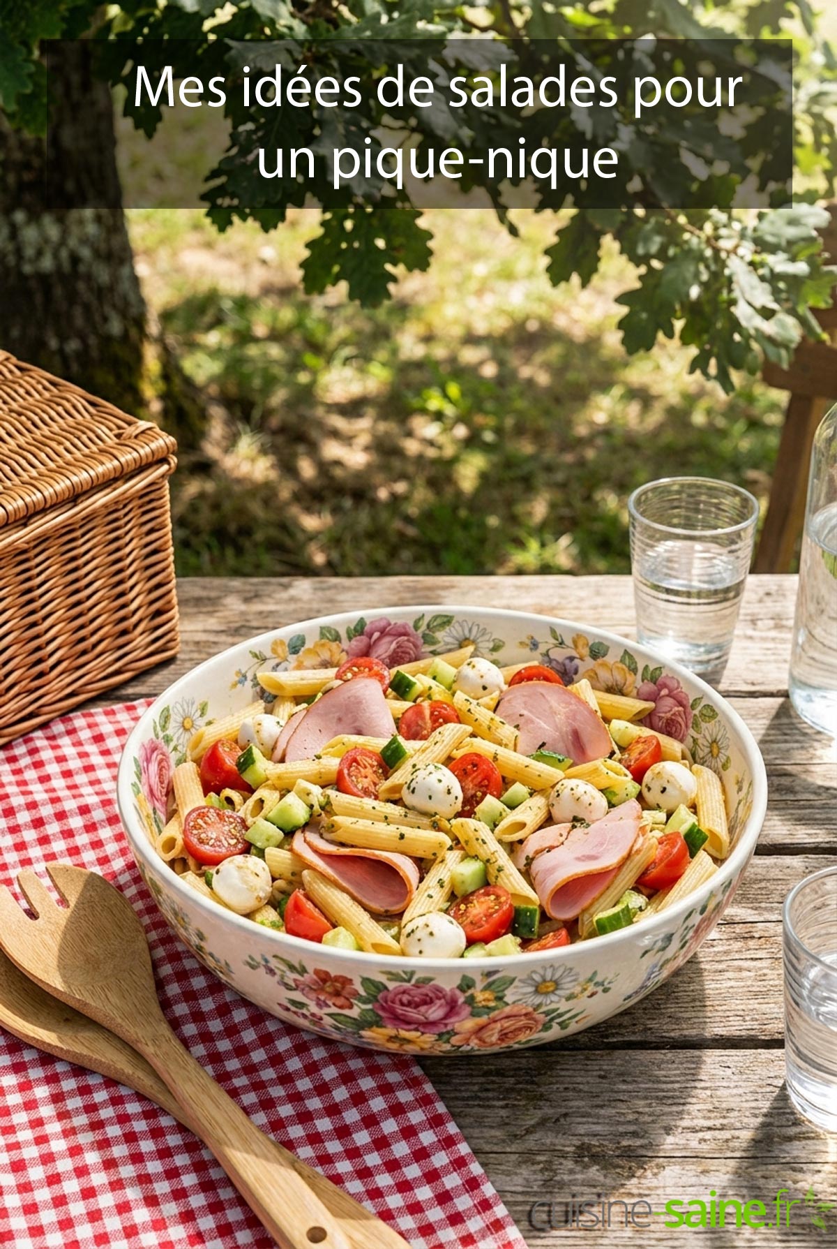 Mes idées de recettes de salades gourmandes pour un pique-nique