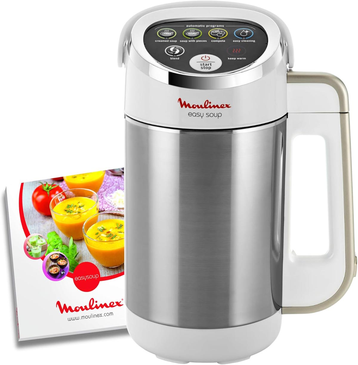 Moulinex EasySoup appareil polyvalent pour soupes et laits végétaux