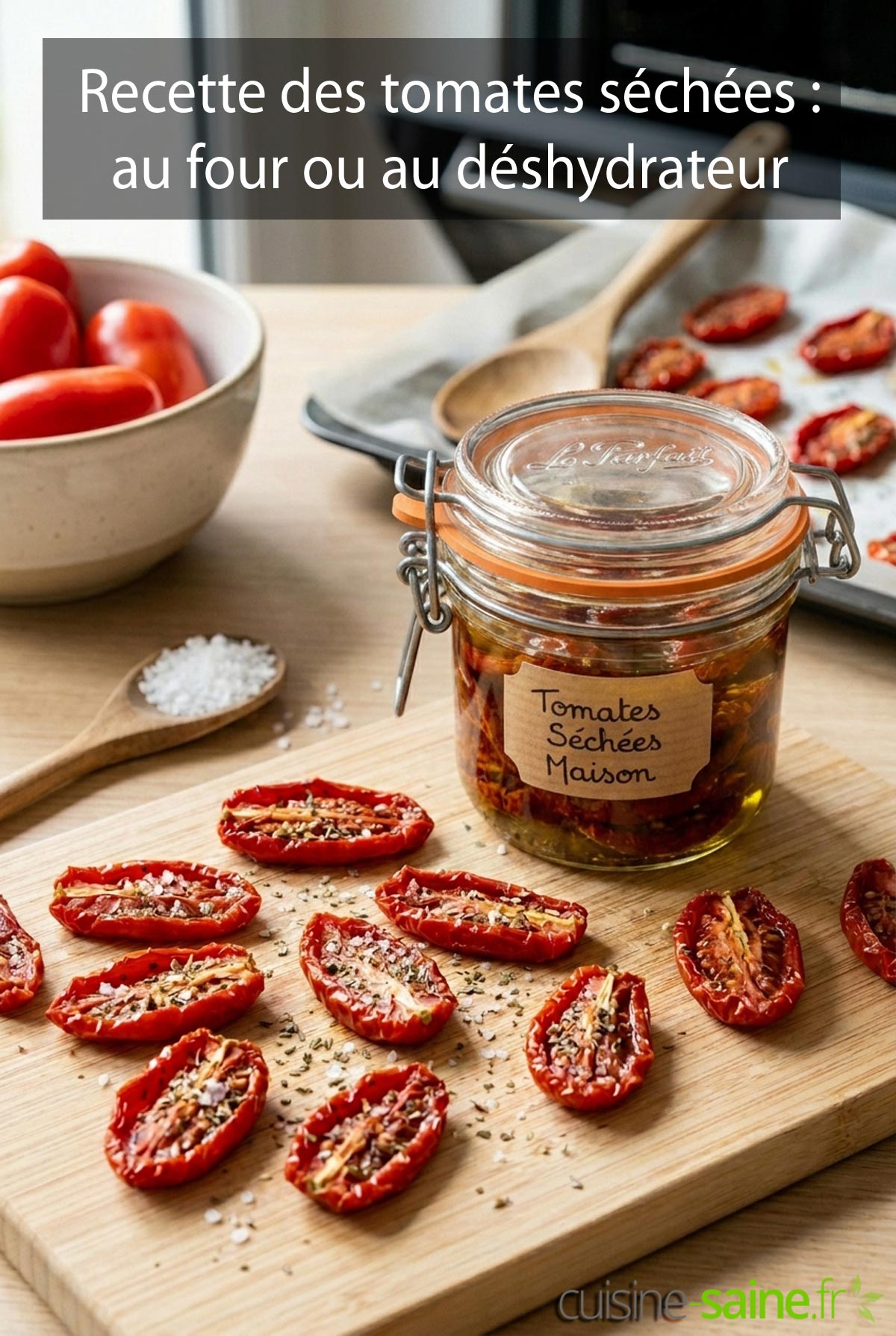Ma recette des tomates séchées, prêtes à être conservées