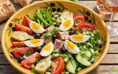 Salade niçoise traditionnelle
