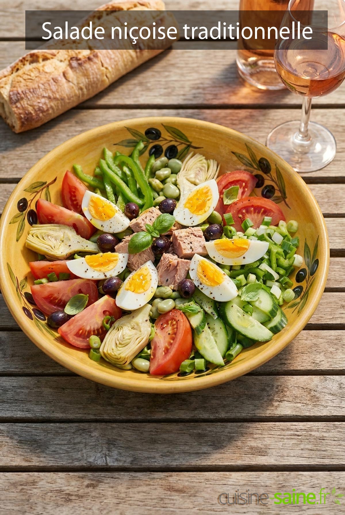 Recette de la salade niçoise traditionnelle