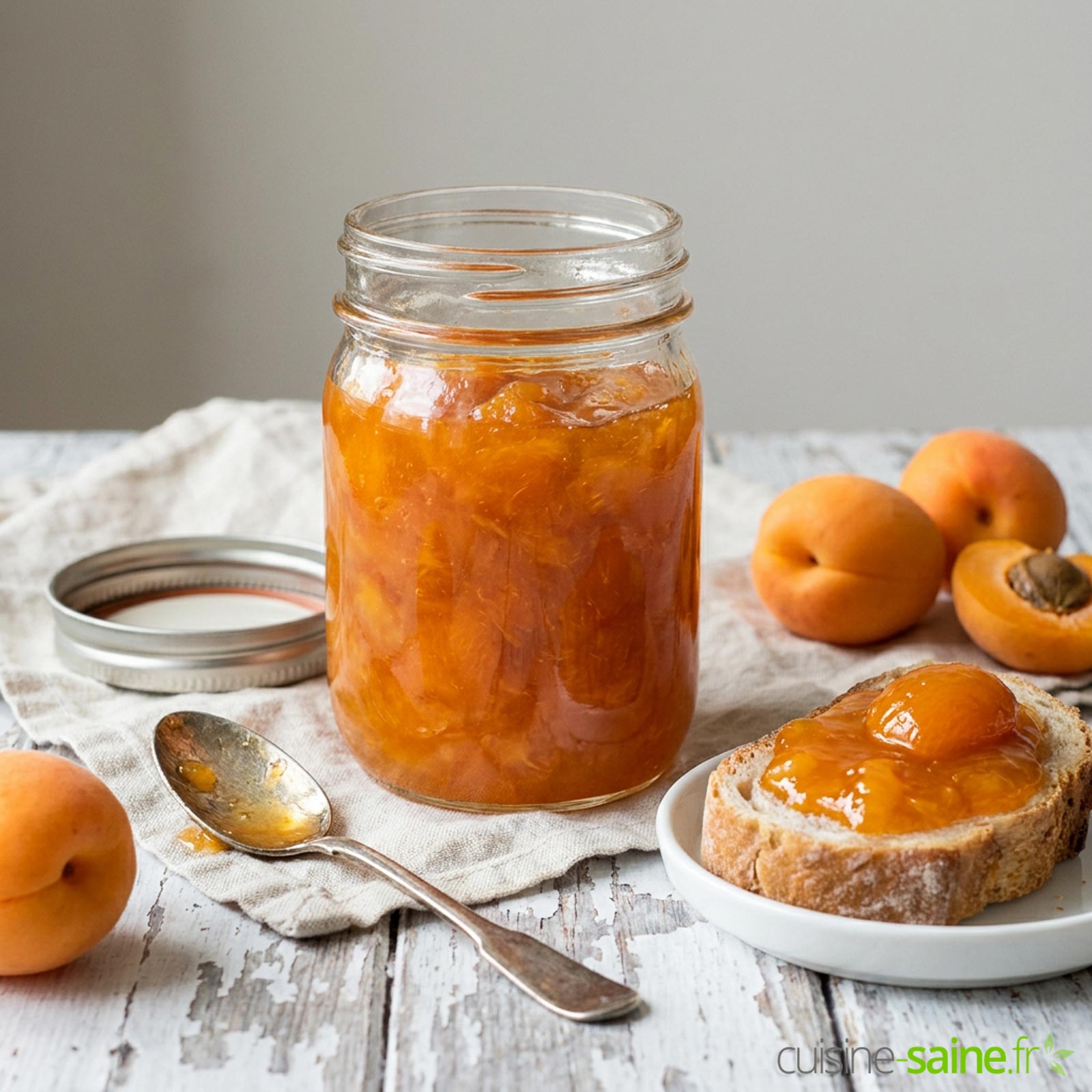 Confiture d'abricots à l'ancienne - Cuisine Saine