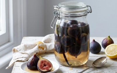 Conserves de figues au sirop