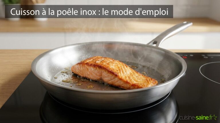 Cuisson à la poêle inox : le mode d'emploi