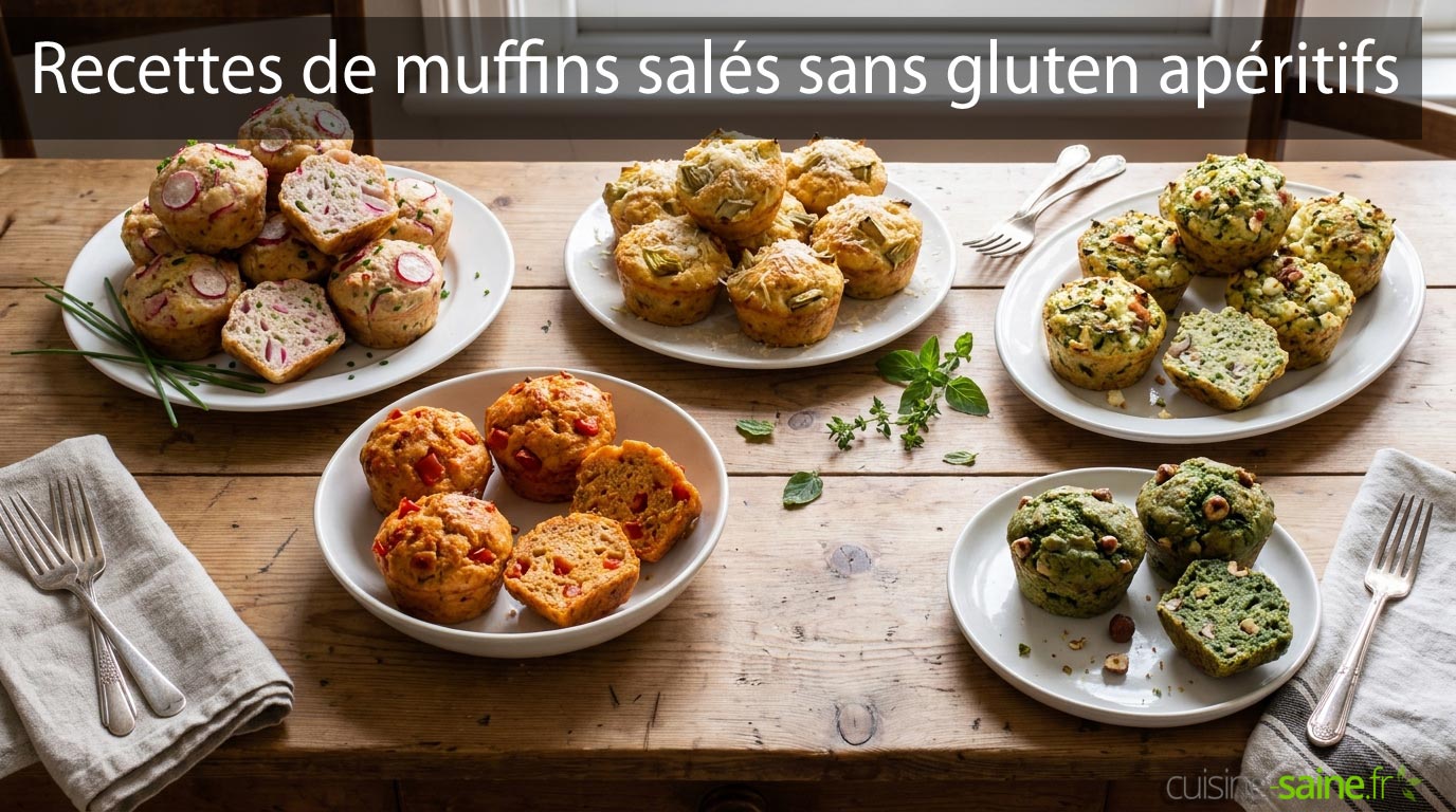 Recettes de muffins salés sans gluten apéritifs