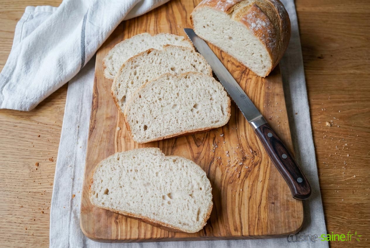 Pain au levain sans gluten à la farine d'avoine