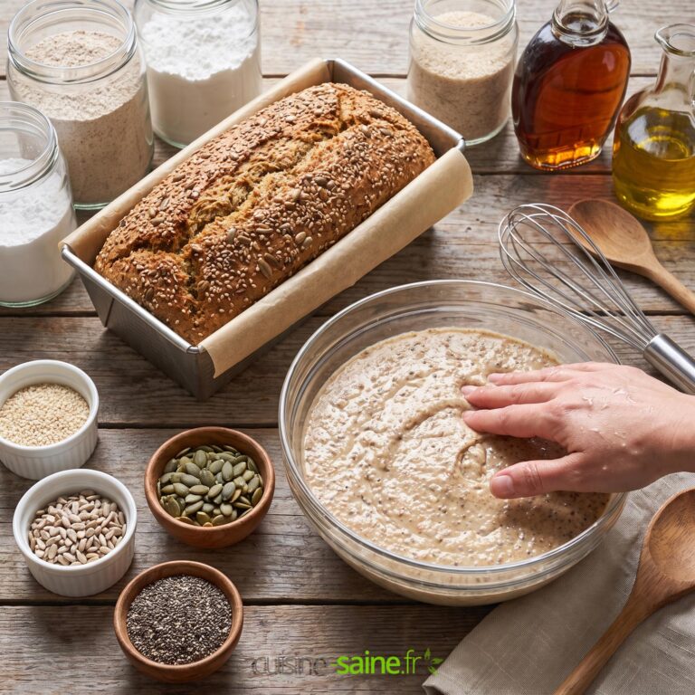 Pain au sarrasin aux graines