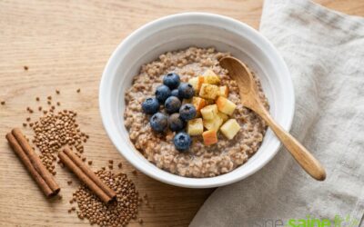 Porridge de sarrasin aux fruits frais : recette rapide sans gluten