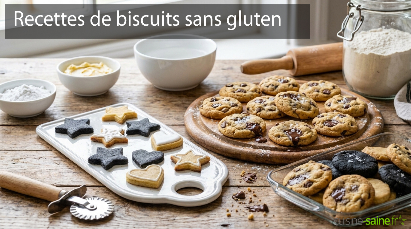 Recettes de biscuits sans gluten
