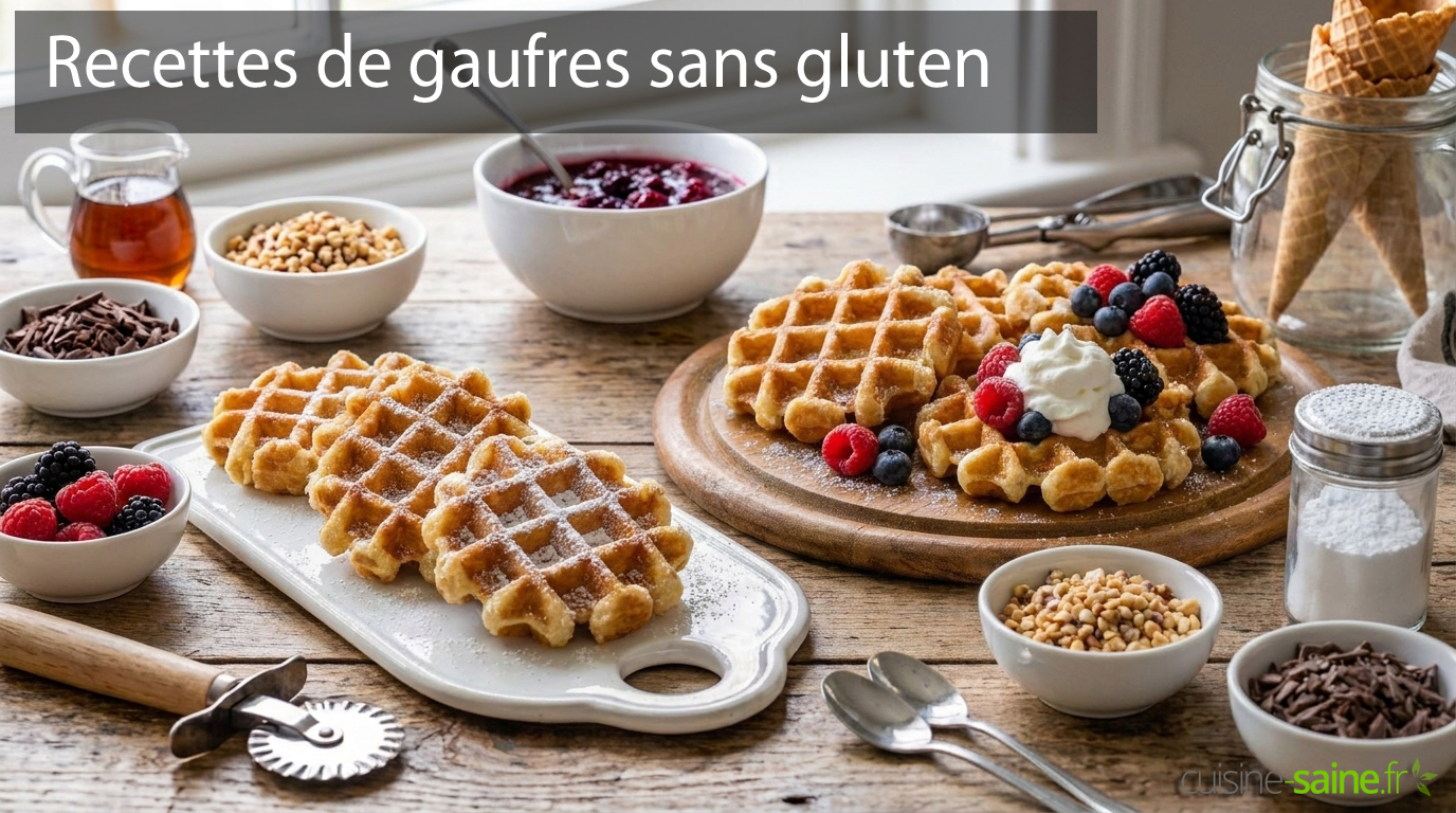 Recettes de gaufres sans gluten