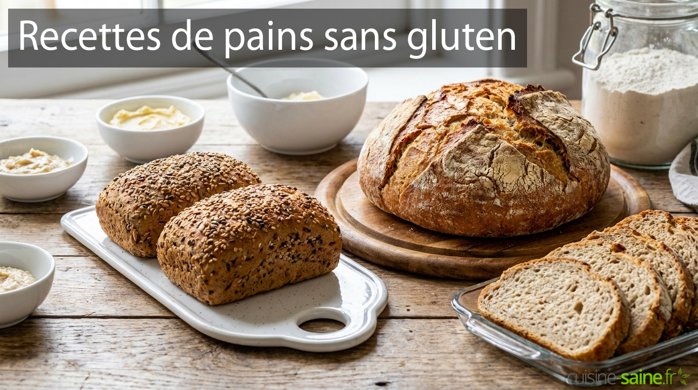 8 recettes de pains sans gluten faciles et gourmandes