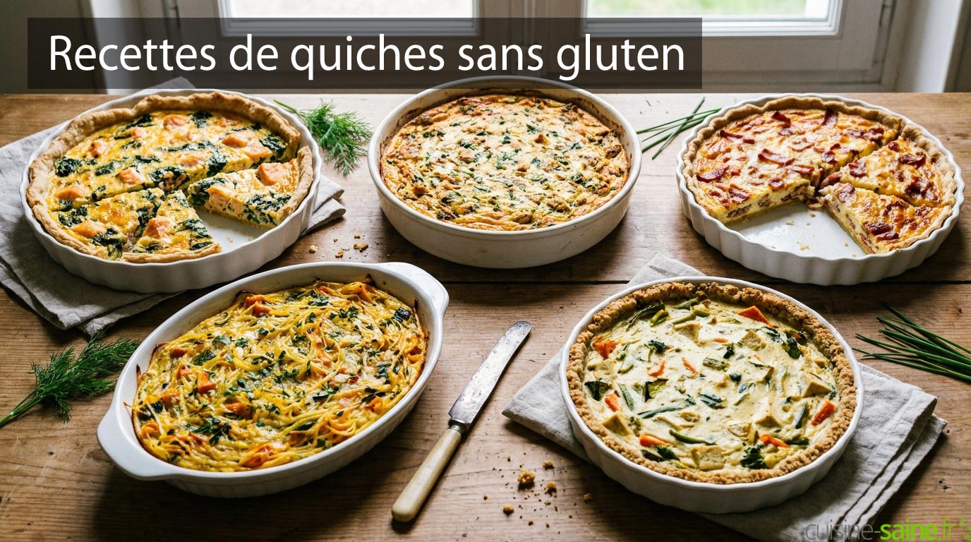 Recettes de quiches sans gluten