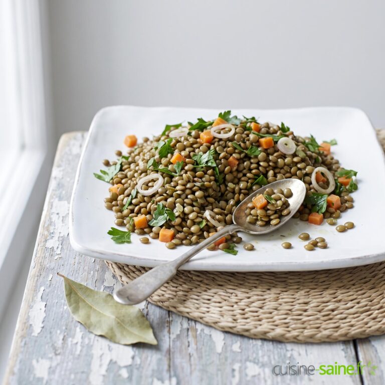 Recette de lentille en salade