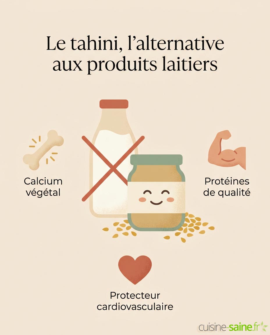 Le tahini, l'alternative aux produits laitiers