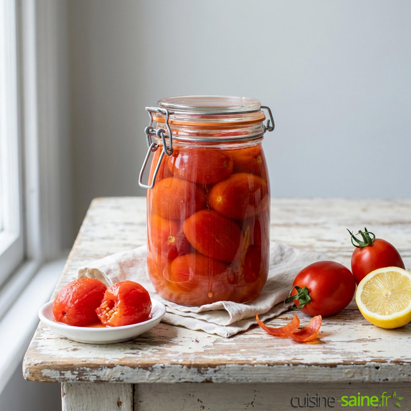 Conserves en bocaux de tomates entières : stérilisateur ou autoclave