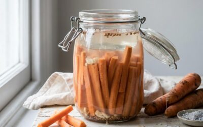 Carottes lactofermentées : recette et dosage du sel