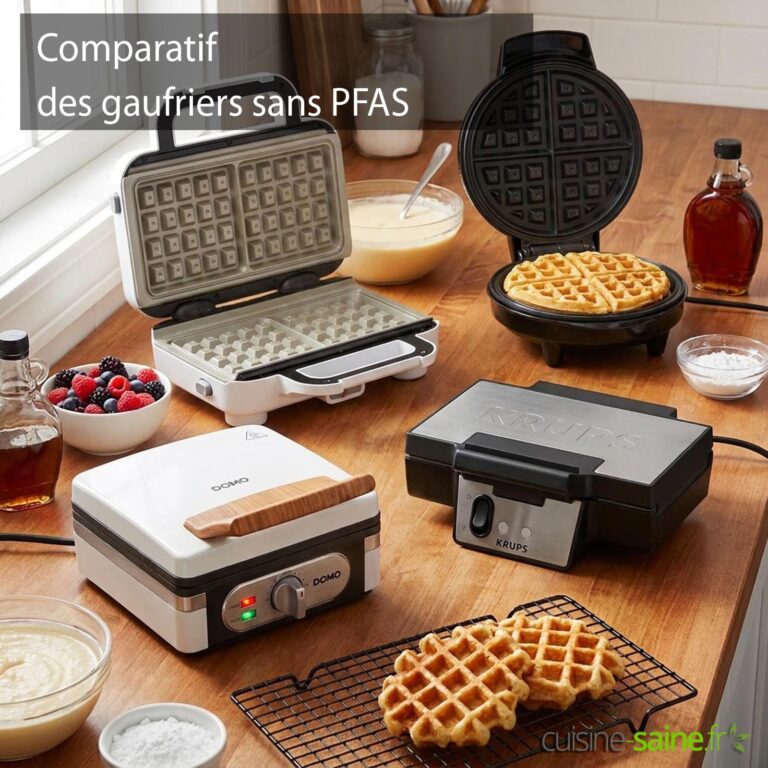 Gaufrier sans Téflon : 5 modèles céramique et fonte sans PFAS sans teflon