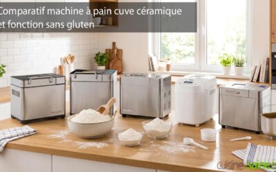 Comparatif machine à pain cuve céramique et programme sans gluten et laquelle choisir