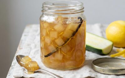 Confiture de courgette au citron