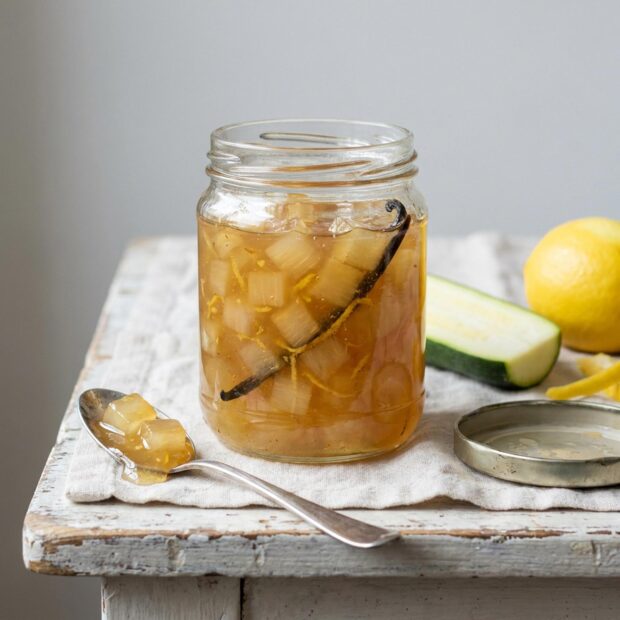 Recette de confiture de courgette au citron
