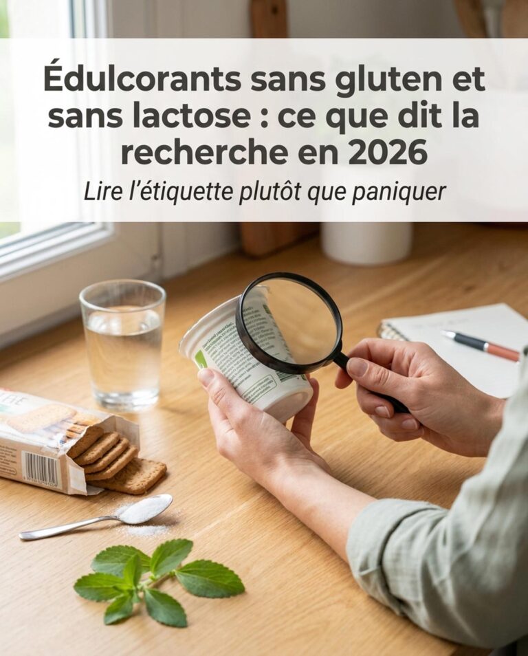 Édulcorants sans gluten et sans lactose : ce que dit la recherche en 2026