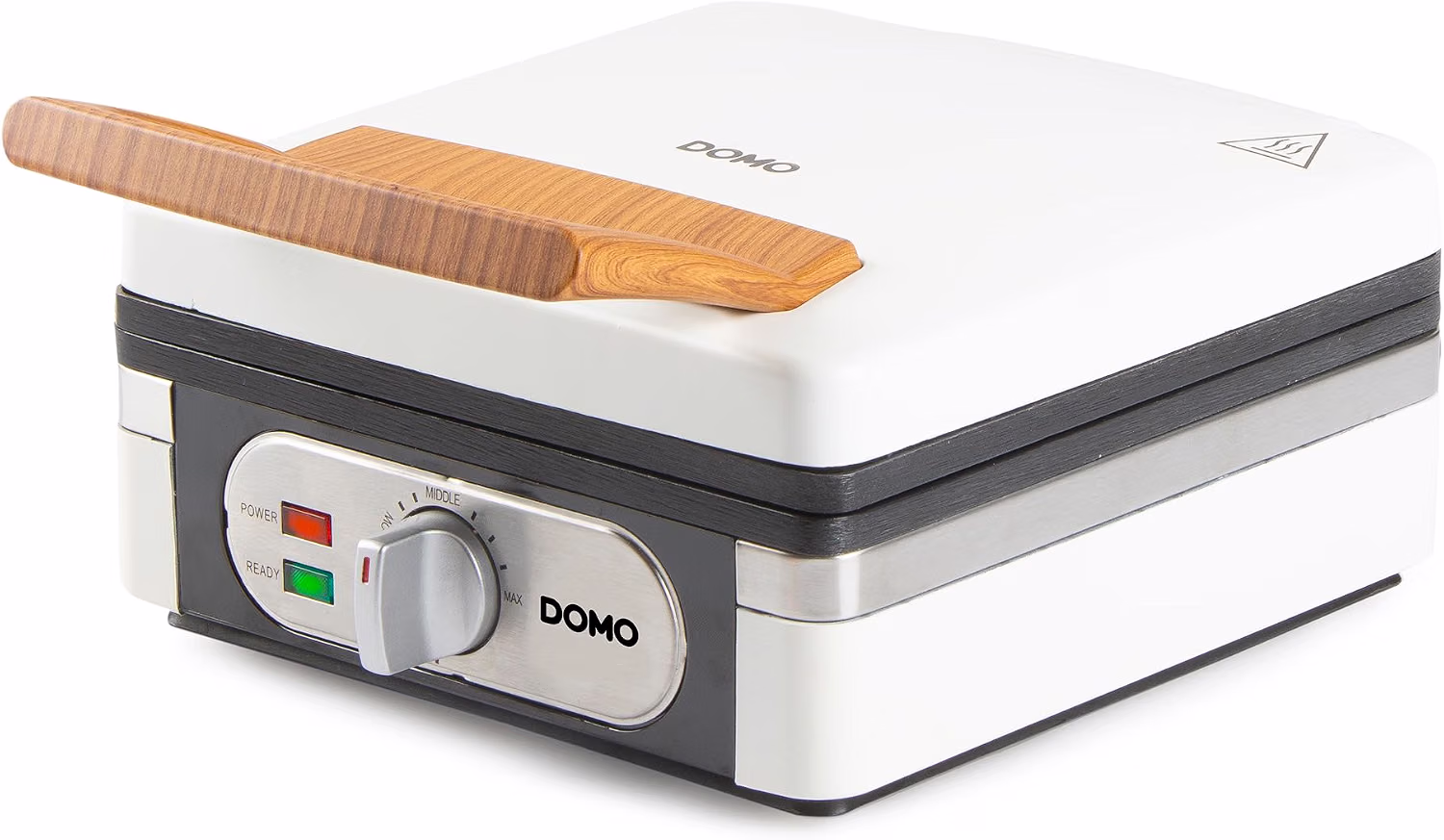 Gaufrier DOMO DO9274W blanc à revêtement céramique sans PFAS