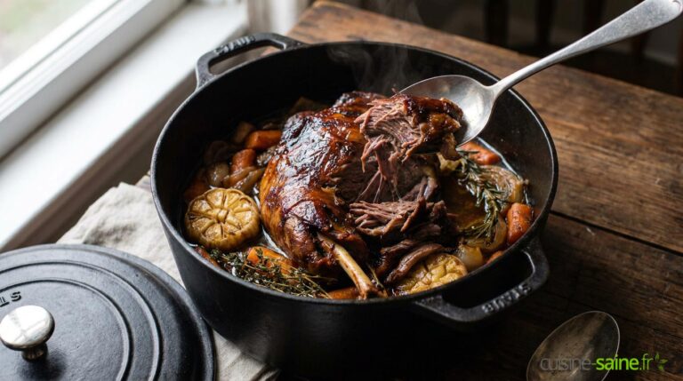 Gigot de 7 heures : la recette confite à la cuillère