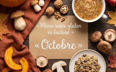 Idées de repas sans gluten ni lactose pour une semaine d’octobre