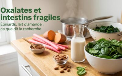Aliments riches en oxalates : épinards, lait d’amande et intestins fragiles, ce que montre la recherche