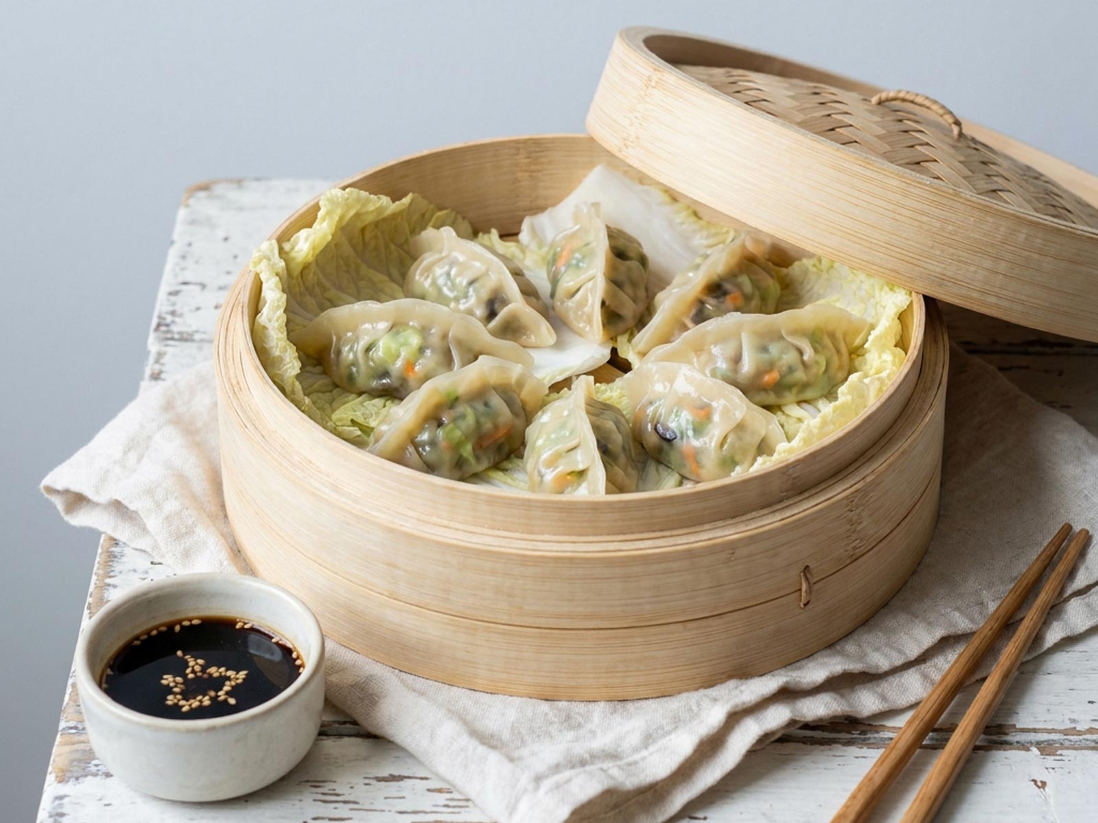 Recette de raviolis de chou vapeur sans gluten et sans lactose