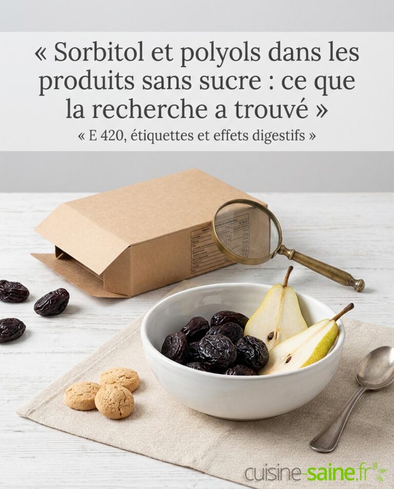 Sorbitol et polyols dans les produits sans sucre : ce que la recherche a trouvé