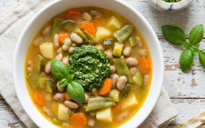 Soupe au pistou maison, sans gluten ni lactose