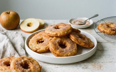 Beignets de pomme au cidre sans gluten et sans lactose