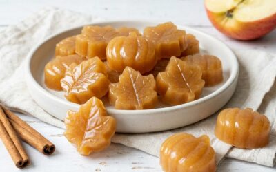 Bonbons pomme cannelle à l’agar-agar : la recette vegan d’automne (sans gluten, sans lactose)
