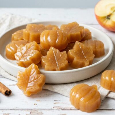 Recette de bonbons pomme cannelle à l'agar-agar sans gluten et sans lactose