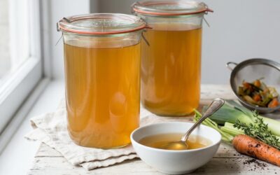 Bouillon de légumes en bocaux : la méthode sûre