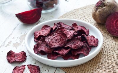 Chips de betterave au déshydrateur, sans gluten