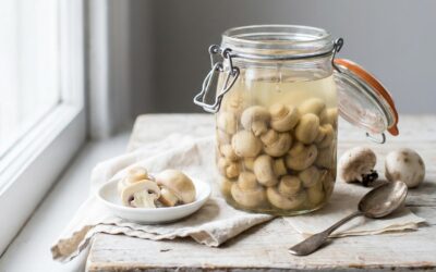 Conserves de champignons en bocaux : la méthode sûre
