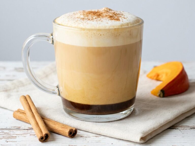 Pumpkin spice latte maison sans lactose et mélange d'épices