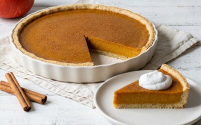 Tarte à la citrouille sans gluten ni lactose (pumpkin pie)
